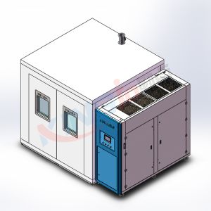 汽車行業(yè)26立方步入式高低溫試驗(yàn)房驗(yàn)收完成